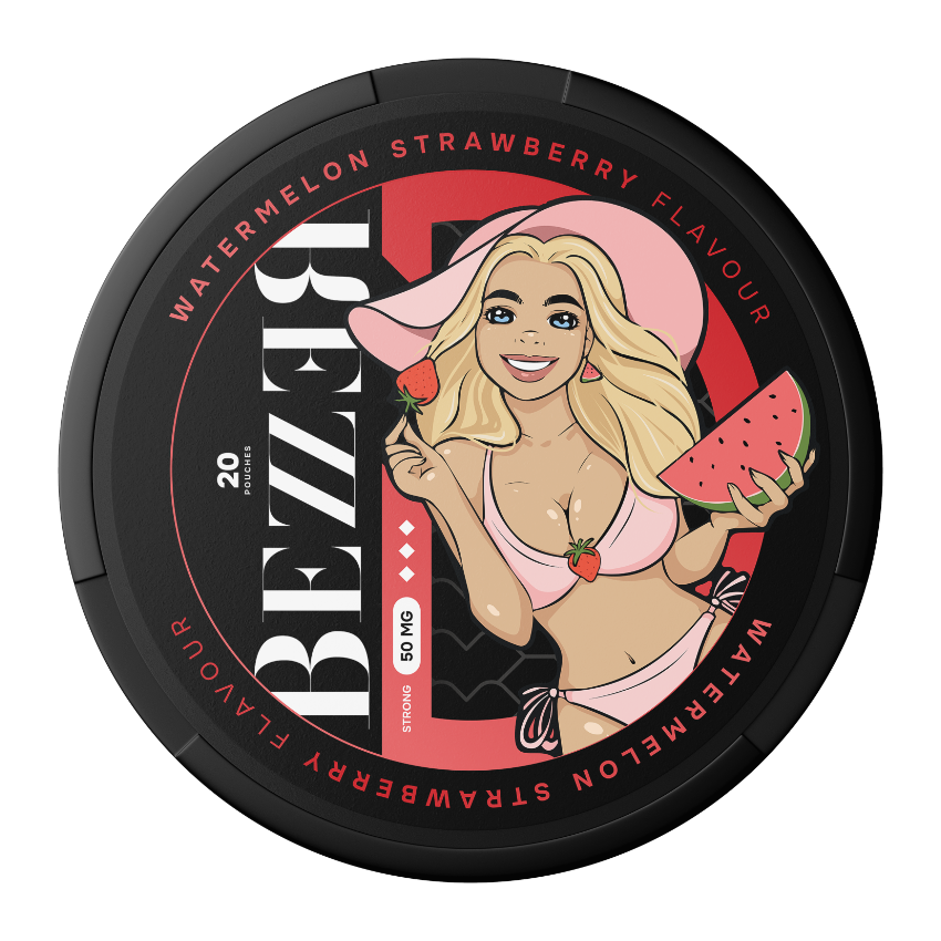 BEZZER WATERMELON STRAWBERRY 50MG